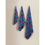 George Home Marvel Spider-Man blue cotton bath sheet 100x150cm (British brand)