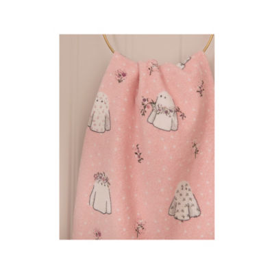 Stacey Solomon pink ghost print guest cotton towel set of 2 - British product
