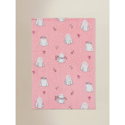 Stacey Solomon pink ghost print guest cotton towel set of 2 - British product