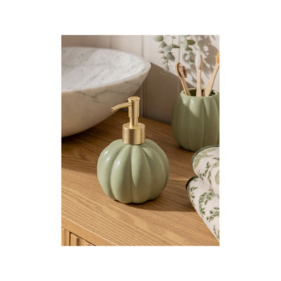 ASDA Stacey Solomon Green Pumpkin Soap Dispenser 10.2 x 10.2 x 14.0 cm- Buy online at McGrocer