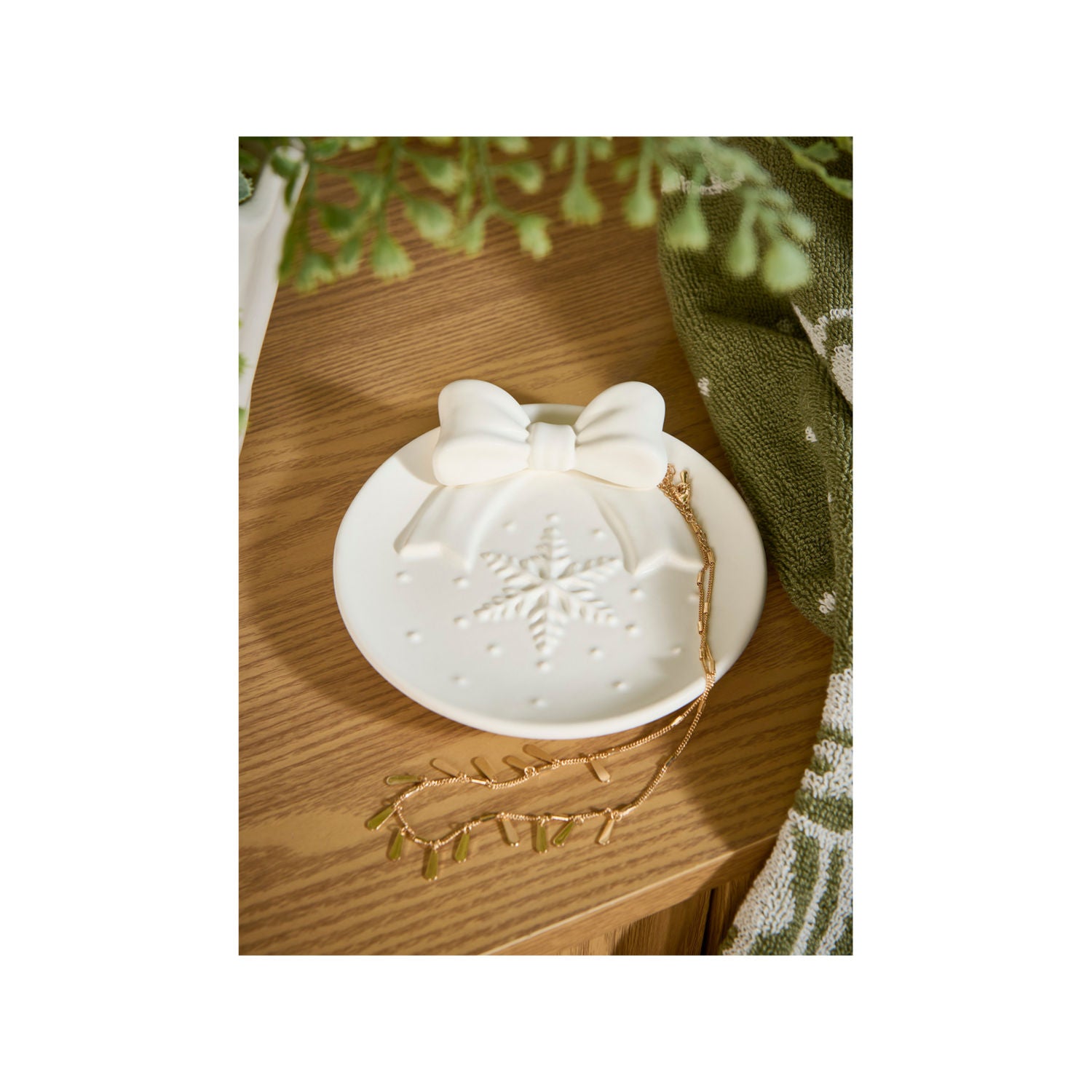 Stacey Solomon white bauble trinket dish, UK version