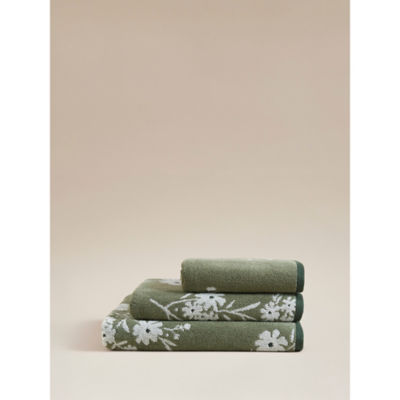 Stacey Solomon green towel, UK version