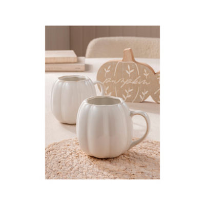 Stacey Solomon pumpkin shaped mug stoneware - British product