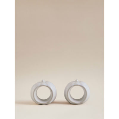 Stacey Solomon pumpkin-shaped napkin rings set of 4, imported from the UK