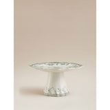Stacey Solomon green and white rose cake stand, imported from the UK