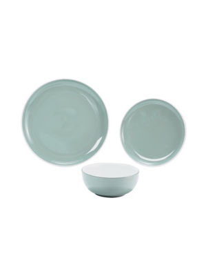 George Home two-tone dinner set 12 piece stoneware - British product