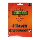 Halloween garland with spooky characters and Happy Halloween 2m (British brand)