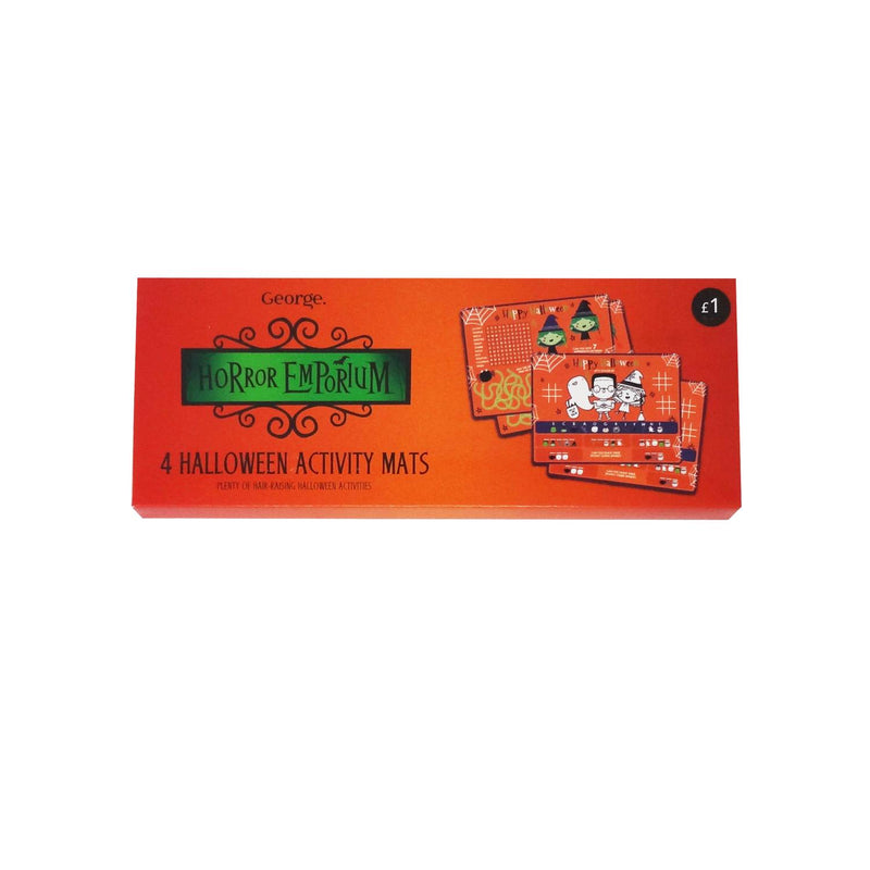 Horror Emporium double-sided Halloween activity mats 327mm x 250mm - British product