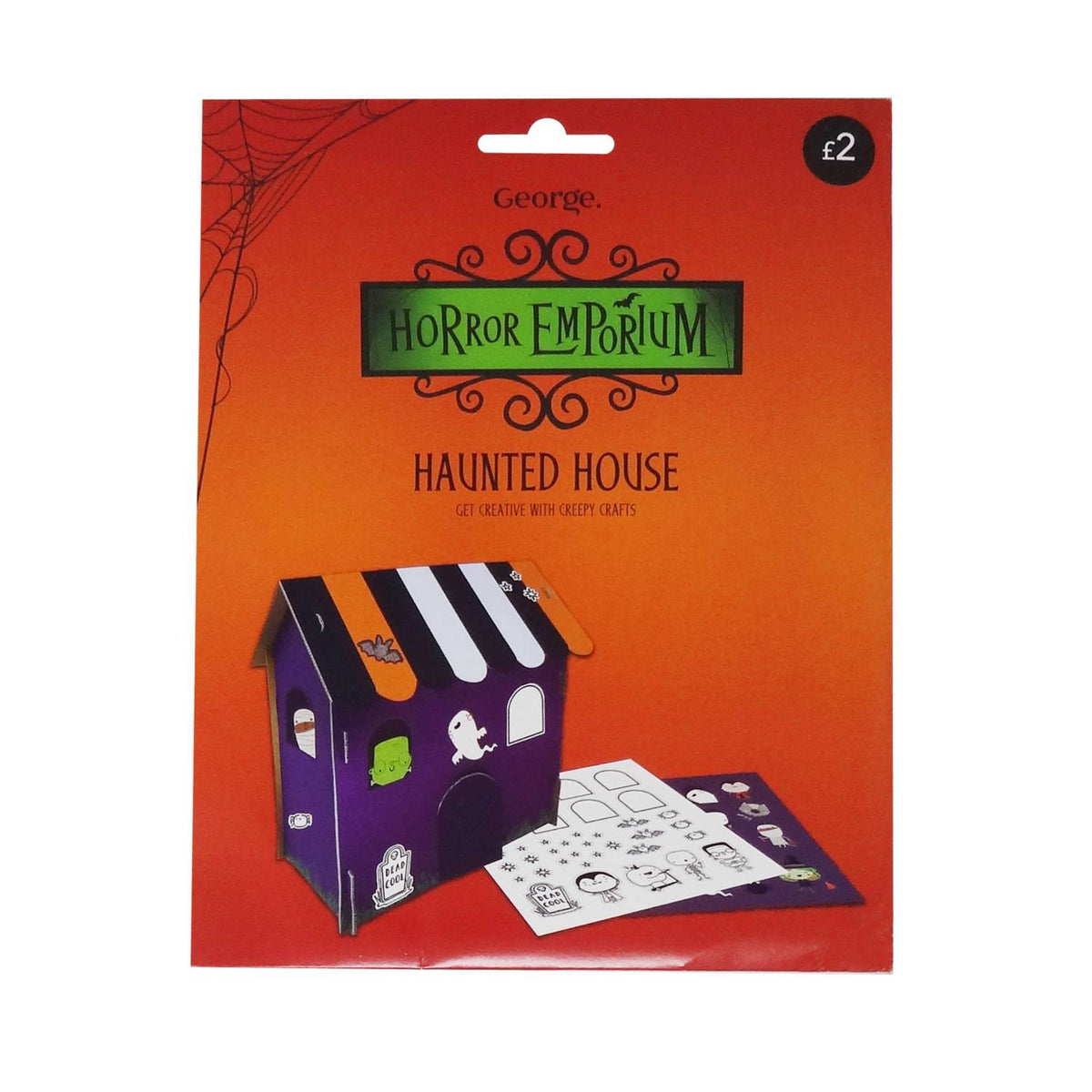 Horror Emporiun Creepy Haunted House paper craft kit - British product
