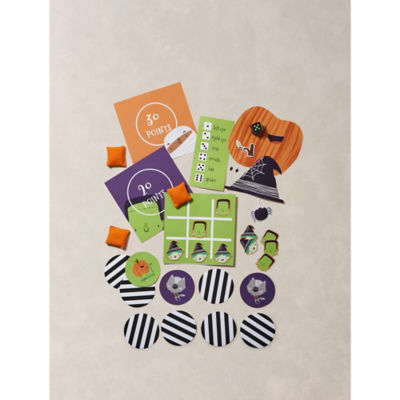 Halloween Games Compendium multi-coloured paper games, imported from the UK