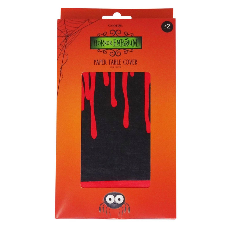 Spooky tablecover paper party decoration 118cm x 180cm - British product