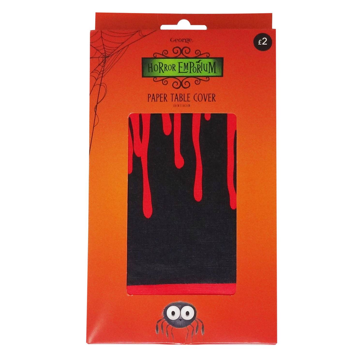 Spooky tablecover paper party decoration 118cm x 180cm - British product