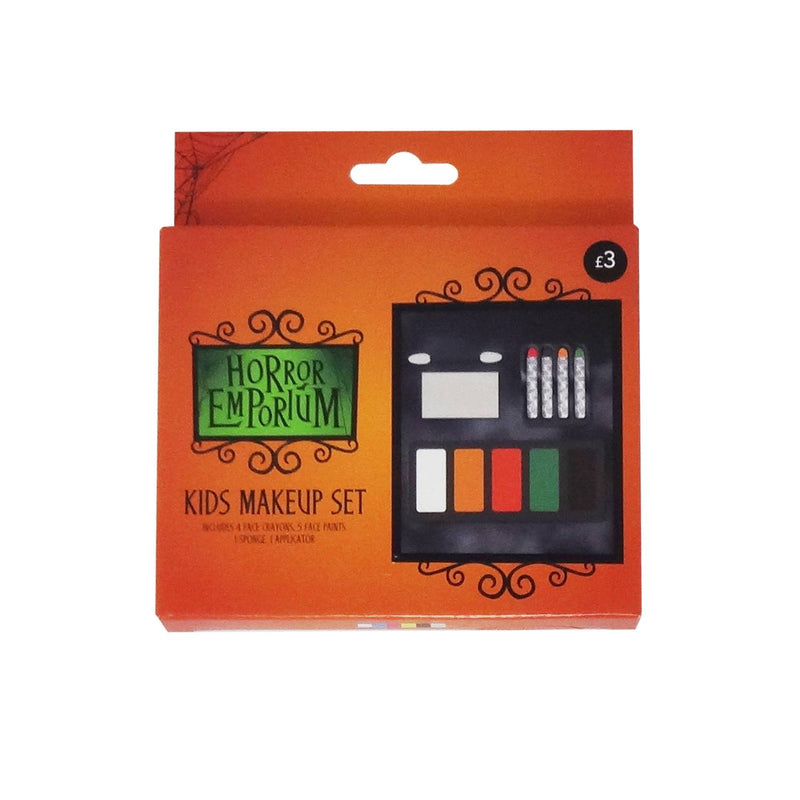 Halloween makeup set with face crayons and paints, imported from the UK