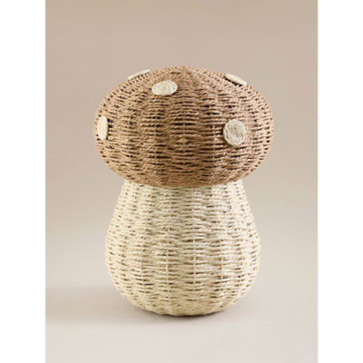 George Home mushroom storage basket natural paper - British product