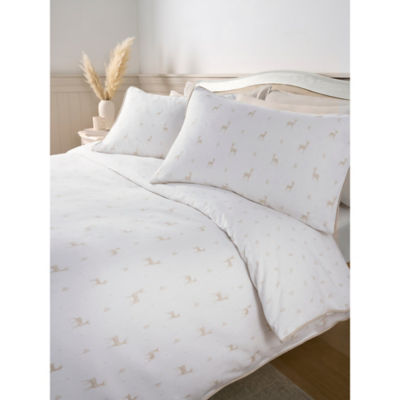 Stacey Solomon stag print duvet set in pure cotton - British product