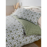 Stacey Solomon duvet set green pumpkin pattern - British product