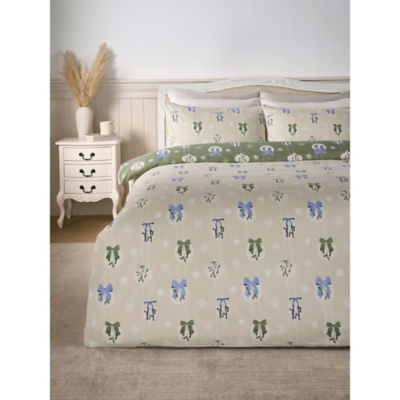 Stacey Solomon reversible duvet set green king (British brand)