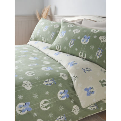 Stacey Solomon Baubles & Bows double duvet set, UK version