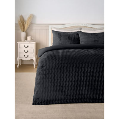 Stacey Solomon faux fur ripple duvet set - British product