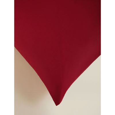 Red polycotton pillowcase pair, UK version