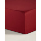 Red double fitted sheet, UK version