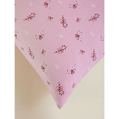Candy Cane Bows Pillowcase Pair multi-coloured - British product