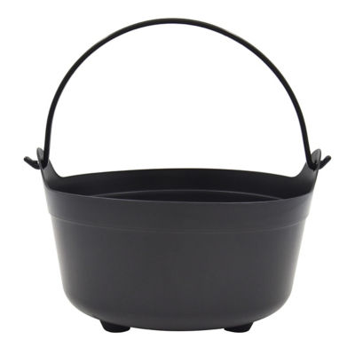 Black polypropylene cauldron 23.5cm, UK version