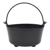 Black polypropylene cauldron 23.5cm, UK version