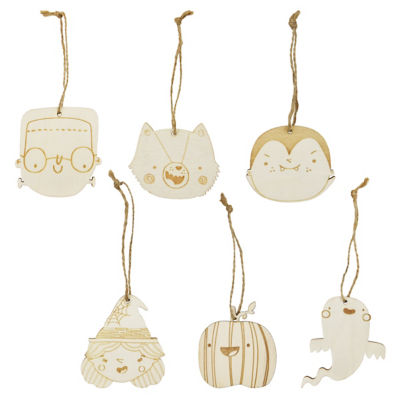 Halloween DIY decoration set with plywood and paint - British product