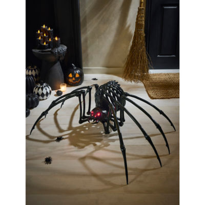 Halloween black spider skeleton decoration 81cm, UK version