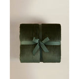Forest green cord throw 150x200cm, UK version