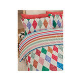 Harlequin double duvet set multi-coloured polyester (British brand)