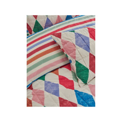 Harlequin double duvet set multi-coloured polyester (British brand)