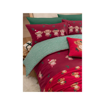GH duvet set multi-coloured polycotton - British product