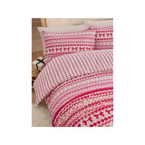 GH duvet set multi-coloured brushed cotton - British product