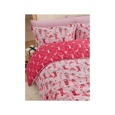 Christmas Cowboy duvet set single, imported from the UK