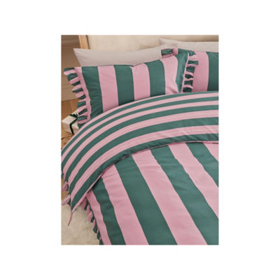 ASDA George Home Pink & Green Polycotton Duvet Set- Buy online at McGrocer