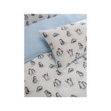 GH duvet set multi-coloured brushed cotton - British product