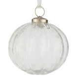 GH glass Christmas bauble with star detailing (British brand)