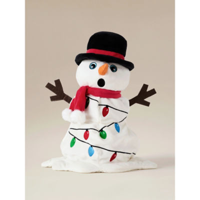Light up animated snowman decoration multi-coloured, imported from the UK