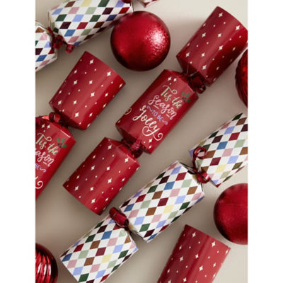 Musical Christmas crackers set of 8 - British product