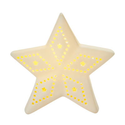 GH light up star decoration, battery operated, UK version
