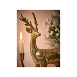 Gold-tone reindeer decoration 30.5cm - British product