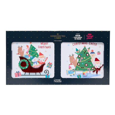 GH handcrafted Christmas cards (British brand)