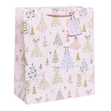 Large pink tree portrait gift bag, imported from the UK
