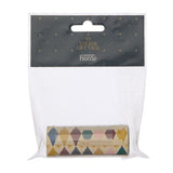 Harlequin Christmas sticker roll 75pk, imported from the UK