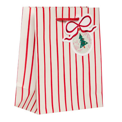 GH small Christmas gift bag with festive print, UK version
