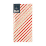 Red white stripe tissue paper, UK version