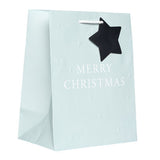Medium embossed Christmas gift bag, UK version