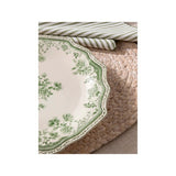 Stacey Solomon green and white rose dinner plate 26.5cm - British product